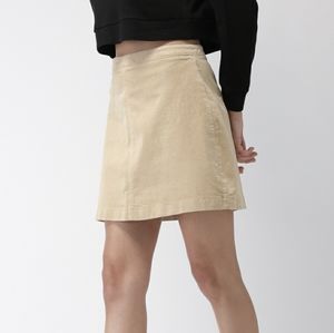 Corduroy Mini Skirt